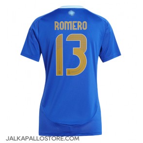 Argentiina Cristian Romero #13 Vieraspaita Naisten Copa America 2024 Lyhythihainen